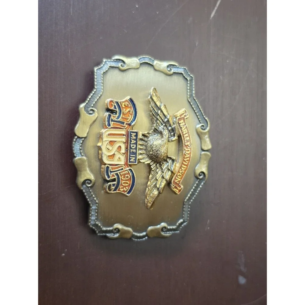 Harley Davidson Vintage Belt‎ Buckle by Raintree